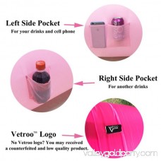 Vetroo Inflatable Hangout PINK Lounger with Portable Carry Bag - Suitable For Camping, Pool, Beach Couch Sofa, Dream Chair Garden Cushion, Sleeping Portable Air Bed